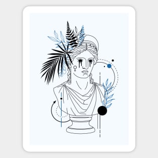 Funny Hipster Aphrodite Greek Goddess // Funny Greek Mythology Sticker